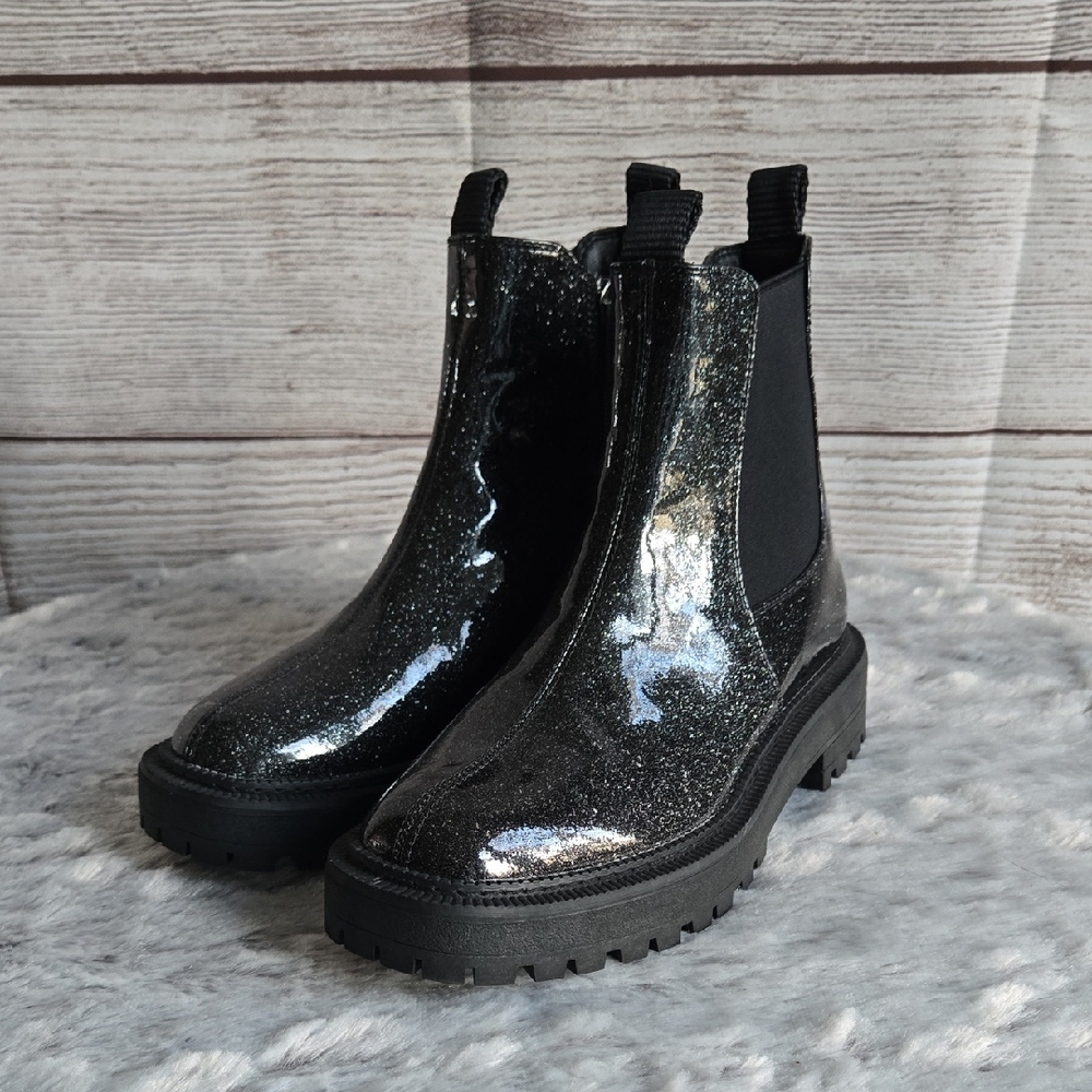Sam Edelman Black Ankle Boots, Girls Size 2